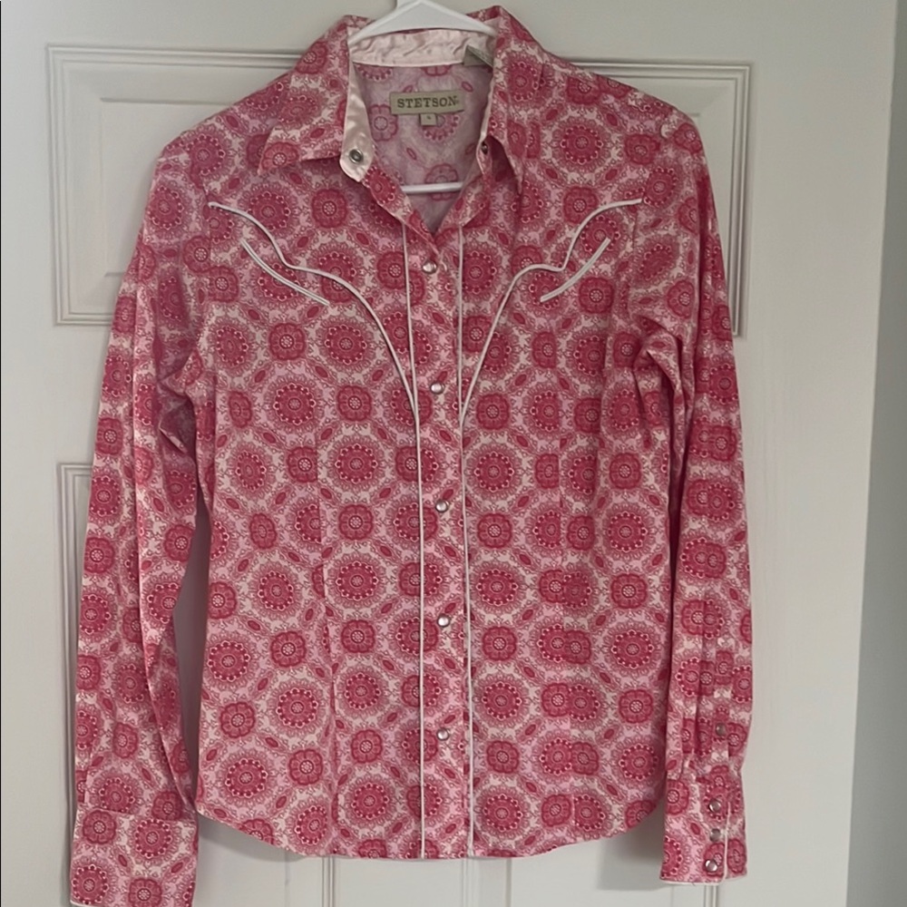 Stetson Pink Western Shirt